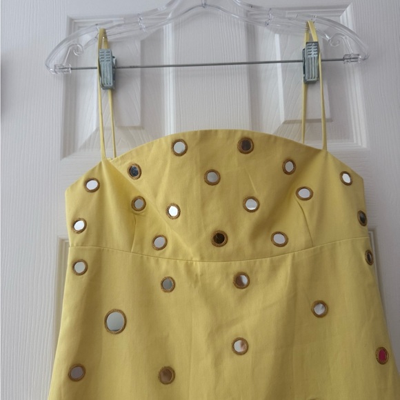 ALEXIS Malia Cotton Midi Dress Yellow NEW with tags - Picture 4 of 9